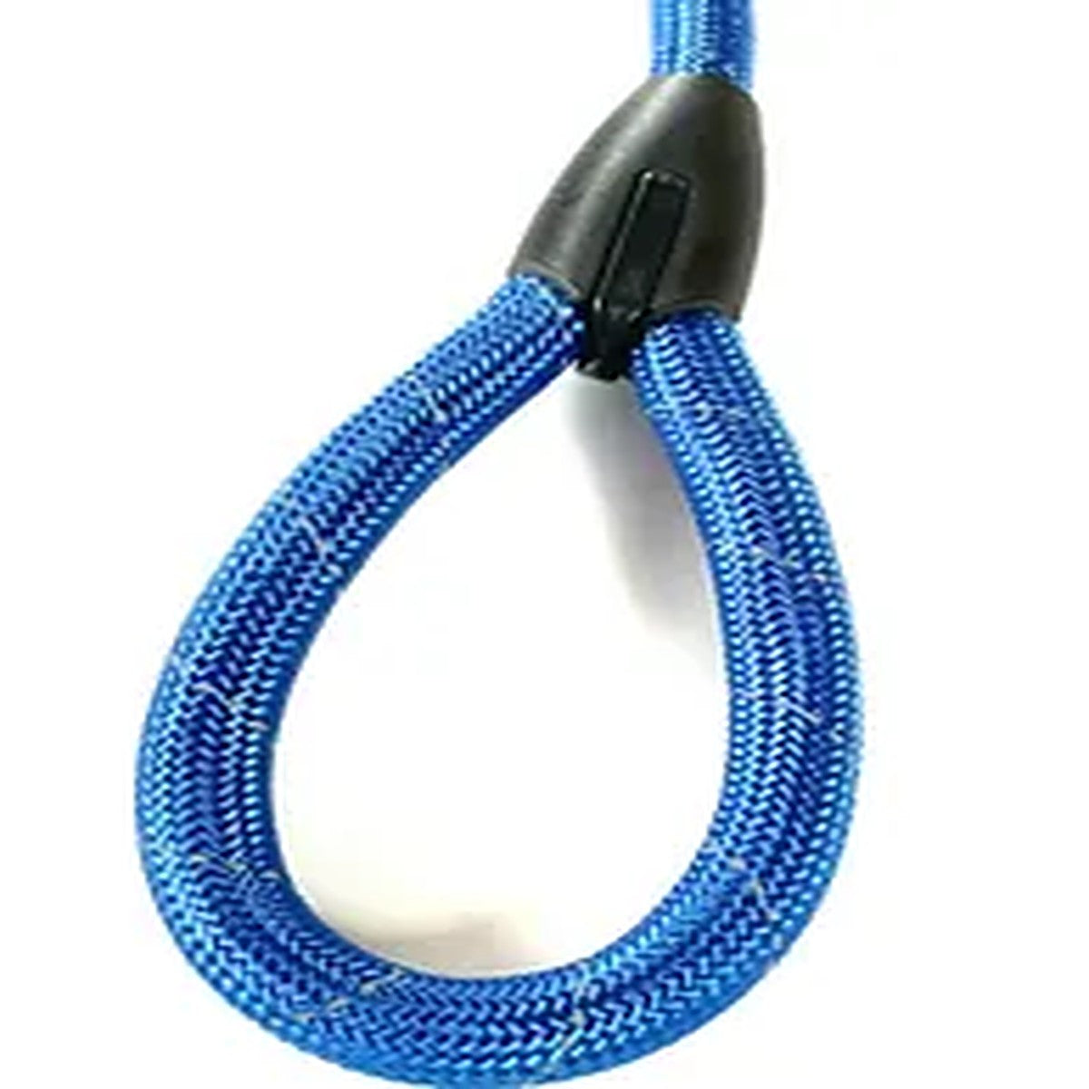 Heavy-Duty Reflective Rope Dog Leash – 3 ft Training Leash (Blue)