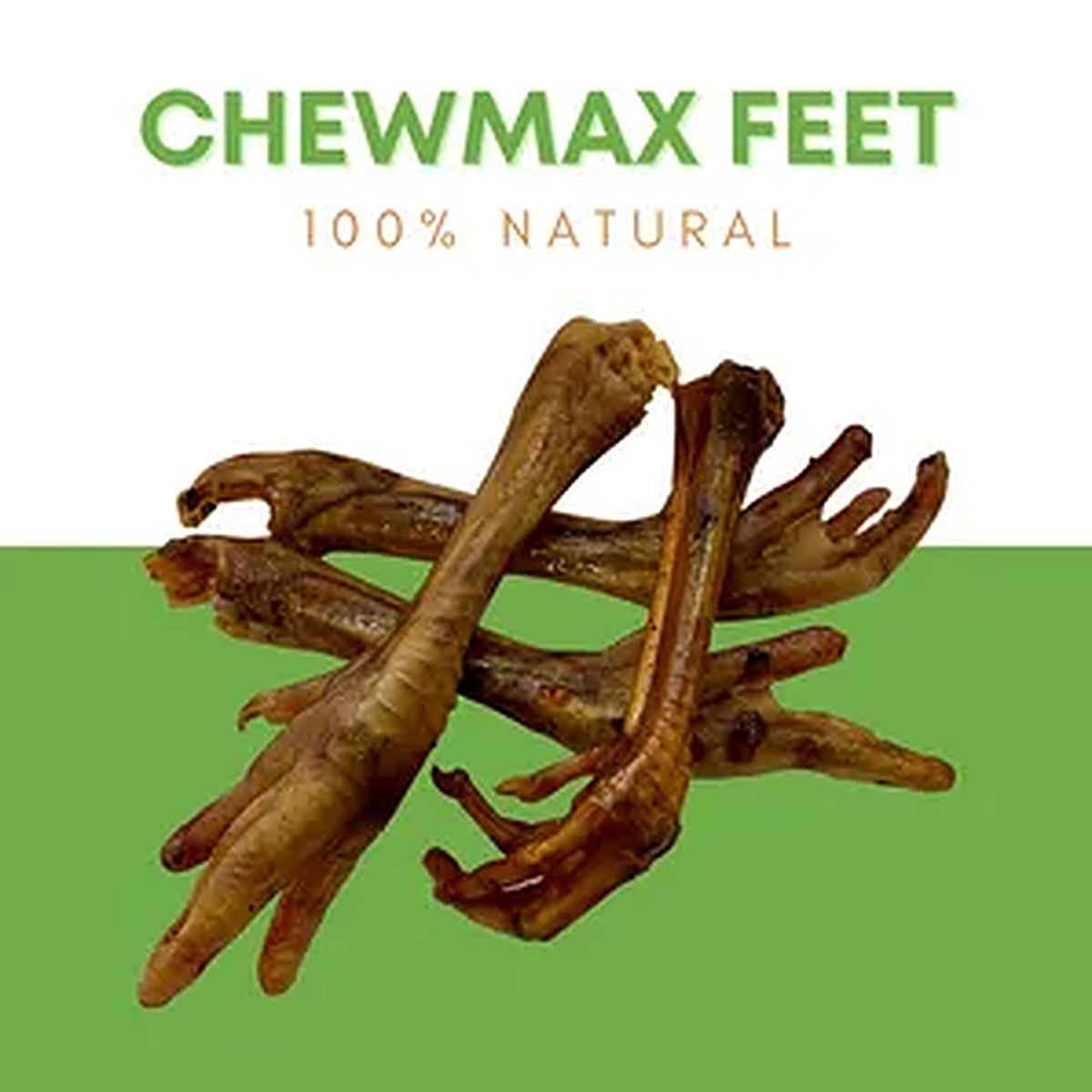 Turkey Feet Dog Treats – Natural Crunchy Single-Ingredient Chews