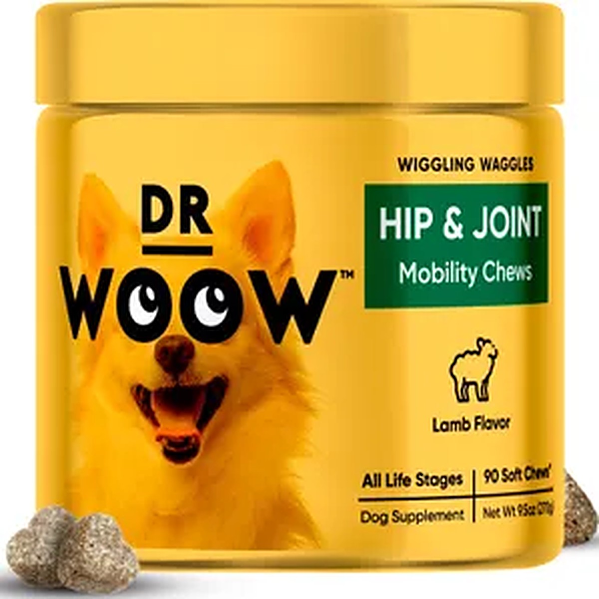 Hip & Joint Support Soft Chews for Dogs – Glucosamine Mobility Chews