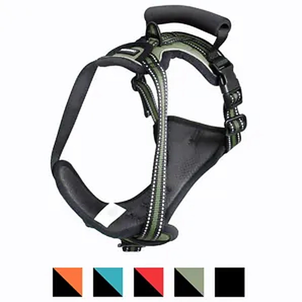 GoPaws Padded Reflective Dog Harness – Comfortable Walking Harness for Dogs