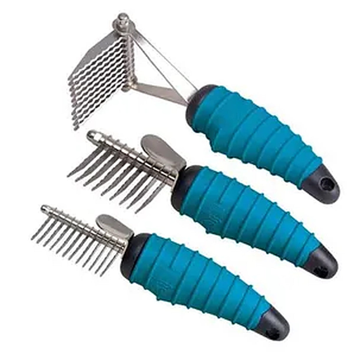 Dematting Comb for Dogs & Cats – 9-Blade Grooming Comb for Tangles & Mats