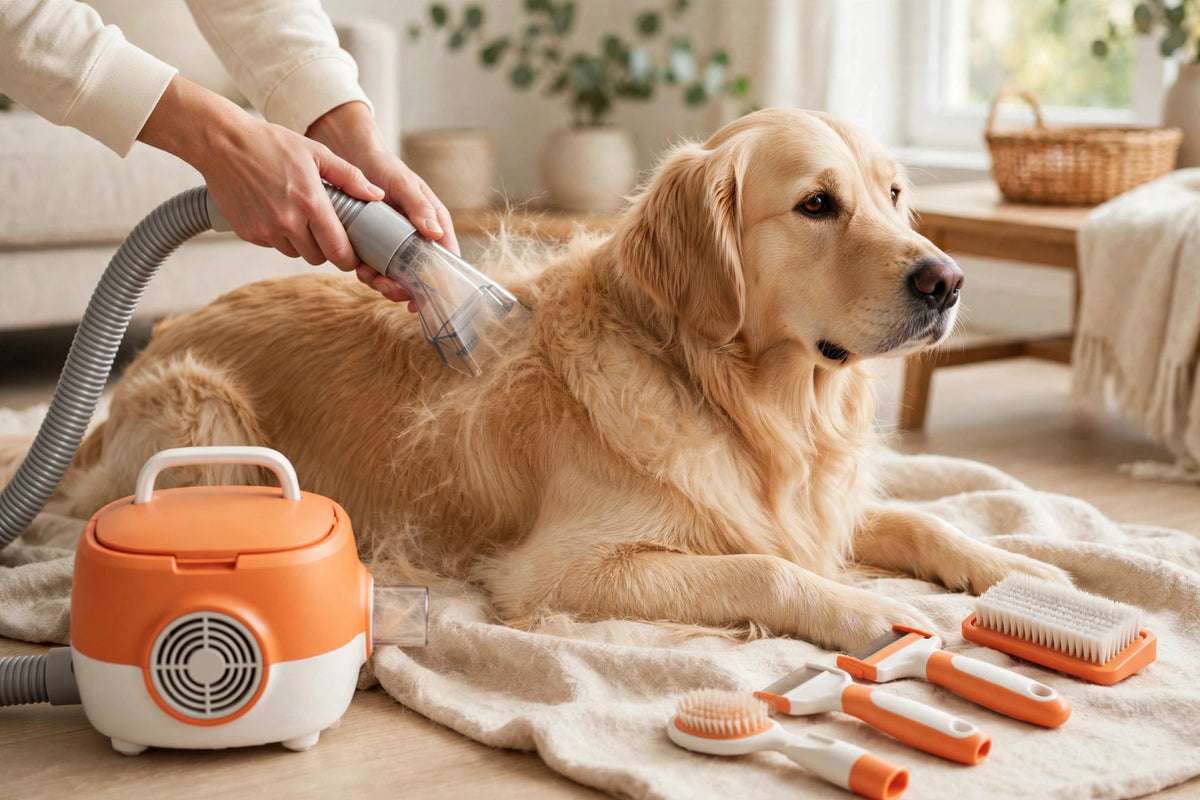 Shed-Ease Pet Grooming Vacuum Kit