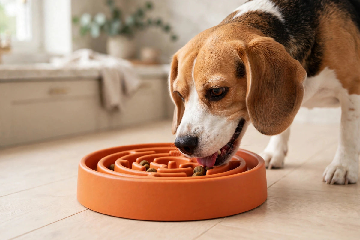 Maze Munch Slow Feeder Dog Bowl
